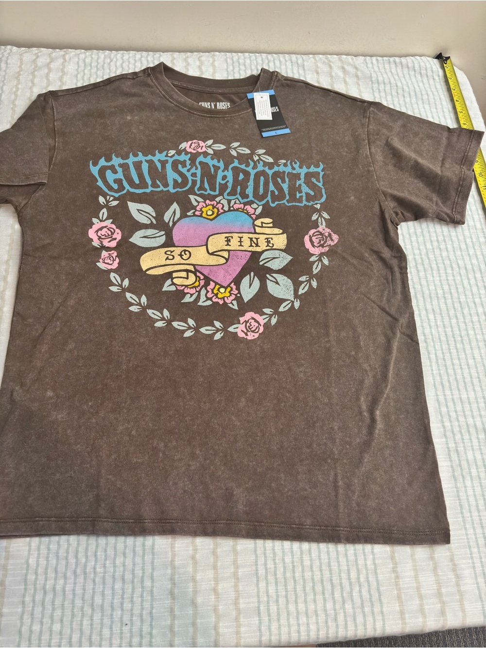 Brown Short Sleeve Graphic Tee
